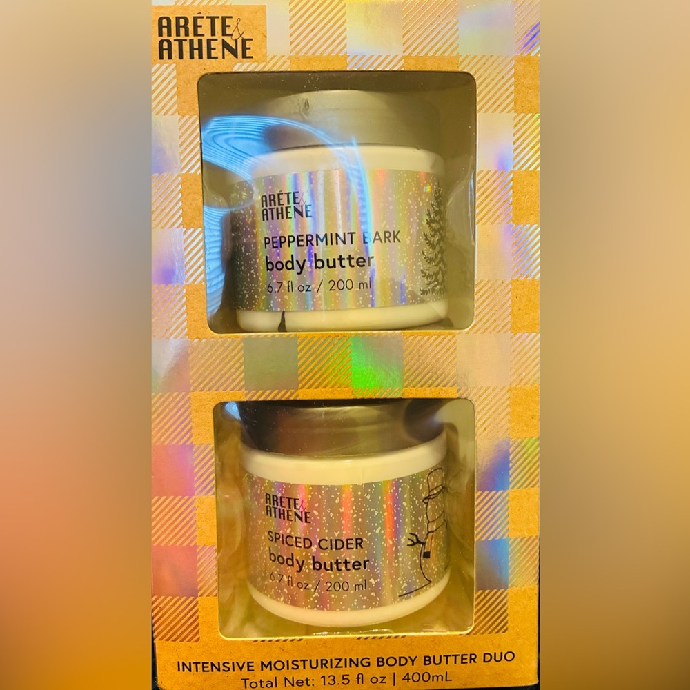Arete & Athene Intensive Moisturizing Body Butter Duo Set